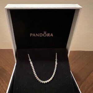 Pandora Clear Crystal Pavé Slider Tennis Bracelet NEW in original box